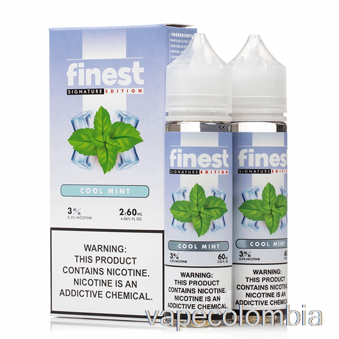 Vape Recargable Cool Mint - La Mejor Edición Exclusiva - 120ml 6mg